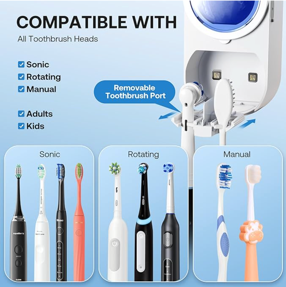 OralCleanse Pro UV Toothbrush Sanitizer